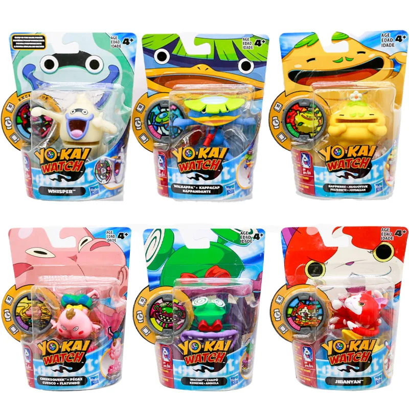 حقيقية هاسبرو يو كاي ساعة Jibanyan Komajiro Robonyan الهمس اللعب نموذج شخصيات كرتونية جمع الأطفال هدية عيد ميلاد الحلي #2