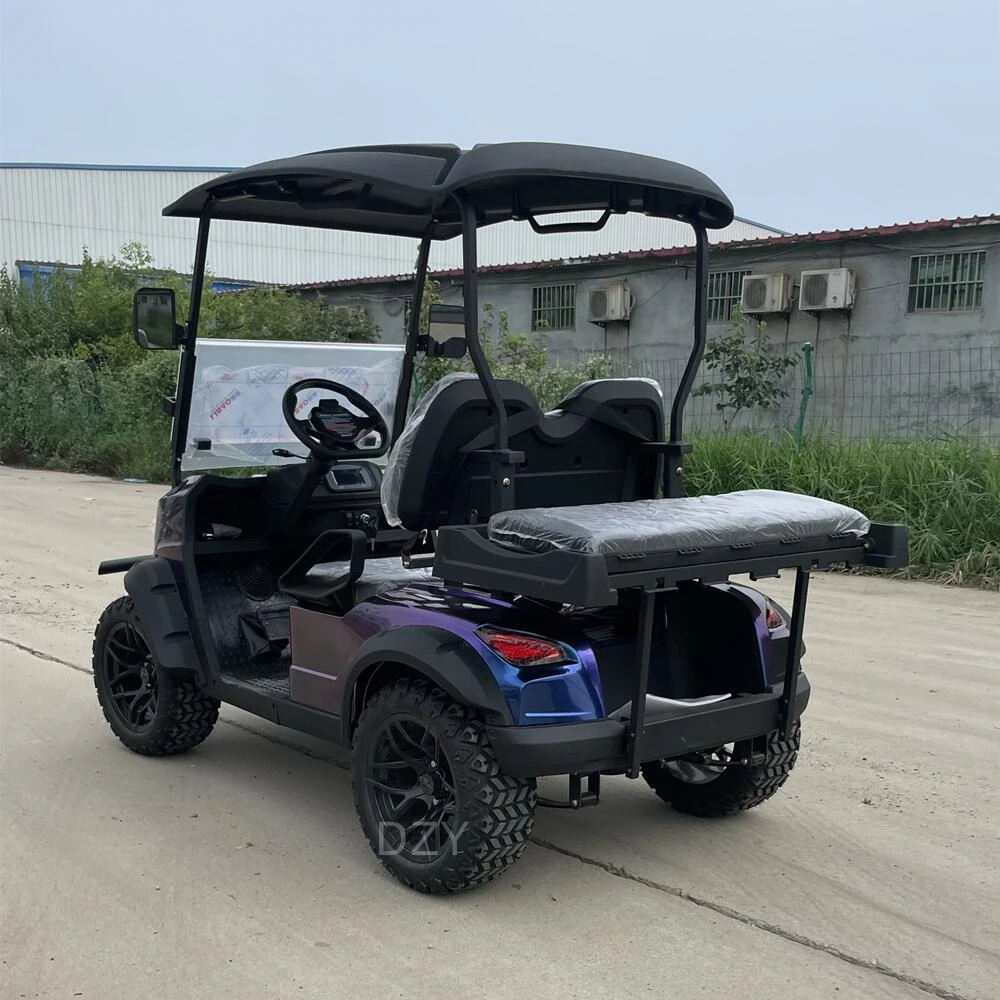 Electric Golf Cart with Lithium Battery Sightseeing Bus Club Car with 2/4/6/8 Seats Classic Car Adult Electric Four-Wheel Vehicl