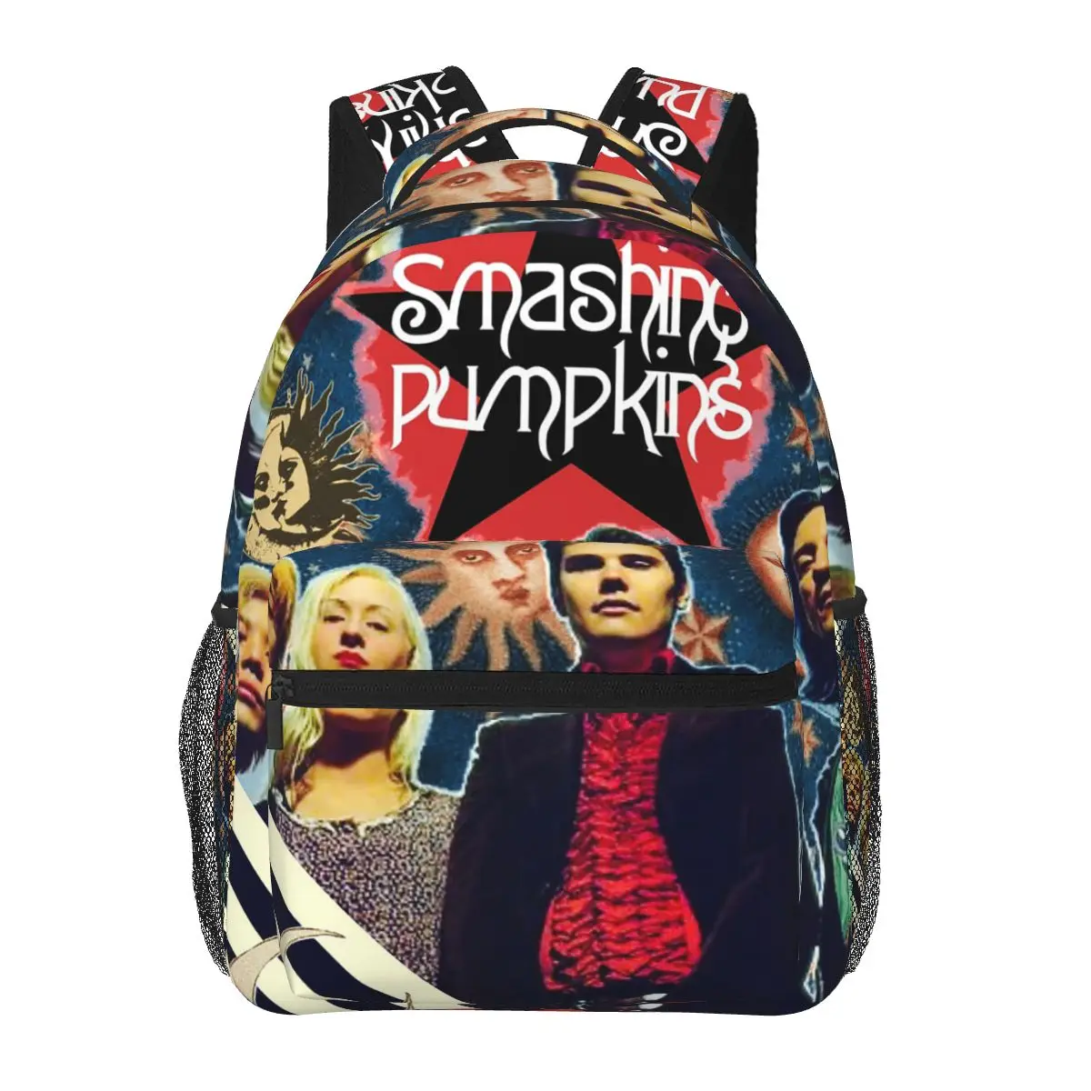 Smashing Pumpkins Band Gish Heart Backpacks Boys Girls Bookbag Children School Bags Laptop Rucksack Shoulder Bag Large Capacity