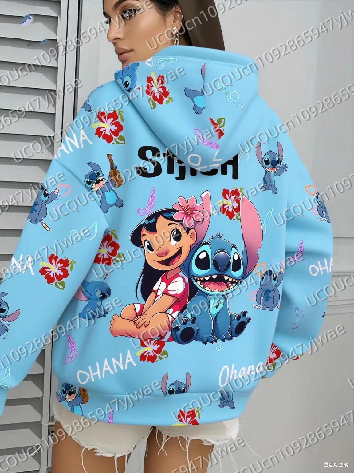 2025 المرأة ثلاثية الأبعاد الكرتون غرزة مقنعين هوديي الشتاء النساء مقنعين في الهواء الطلق كل مباراة هوديي الإناث فتاة بلايز النساء الملابس