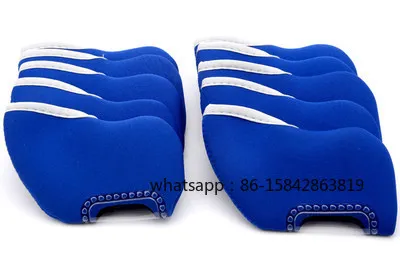 Golf Iron Cover, Digital Part Transparent Head Cover, Multi-color Selection