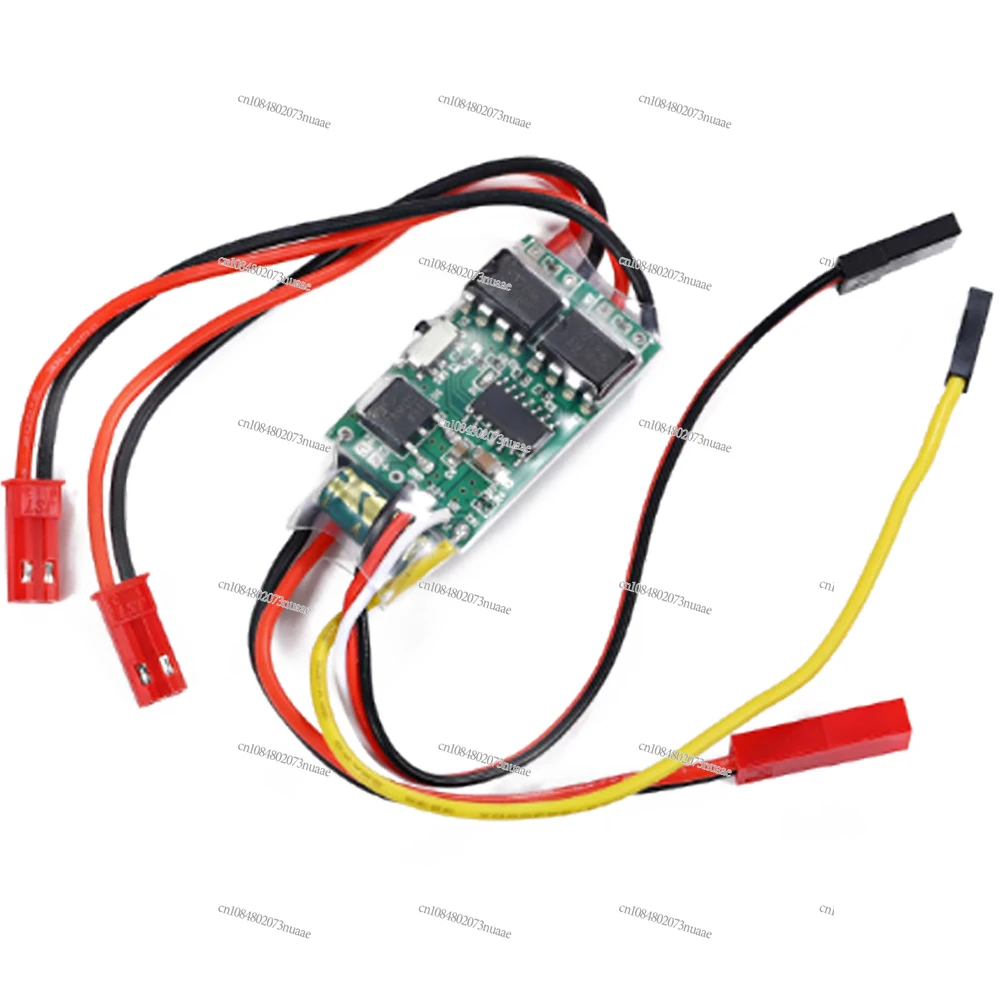 DC 6-14V Bi-directional Brushed Speed Controller (with ESC Speed Control Function, Compatible with Model Ship/130 Brushed Motor)