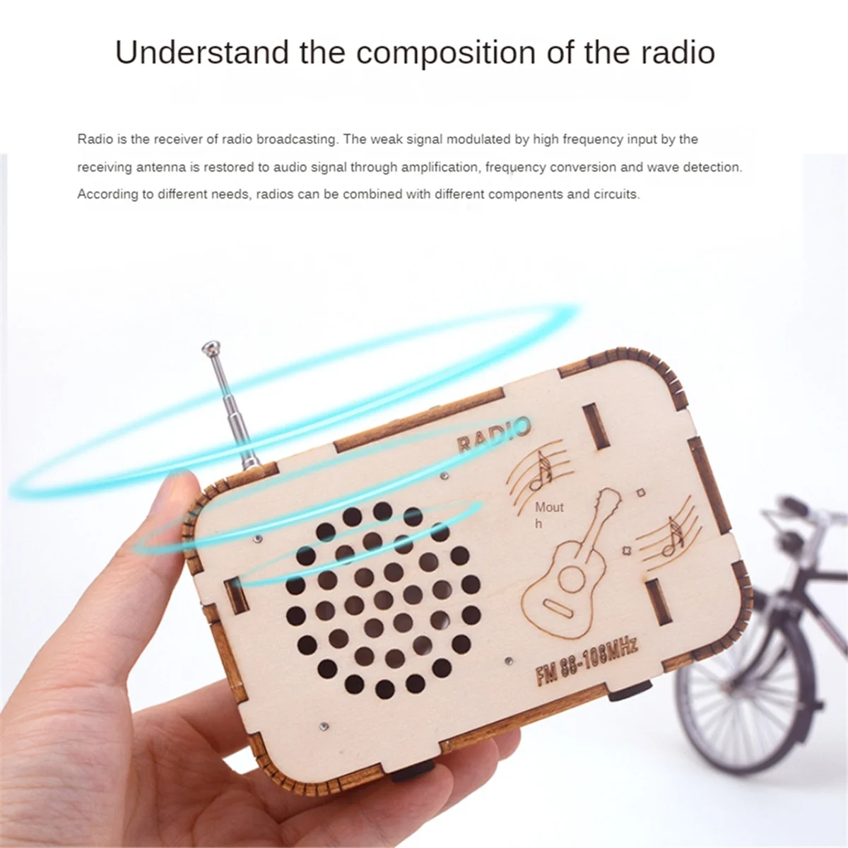 DIY Radio Model Science and Technology Training Handmade Self-Made Assembly Materials Kit Handmade Science Experimental