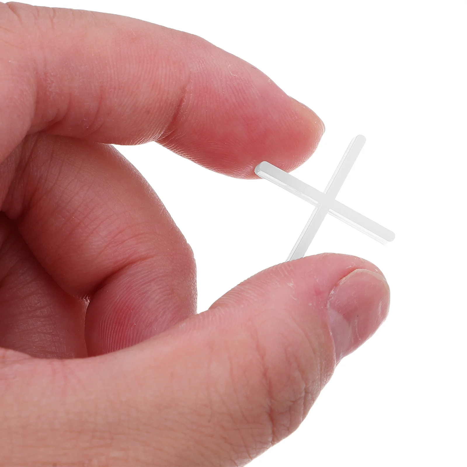 500 قطعة فاصل متقاطع 1.5 مللي متر مشابك تسوية بلاط البورسلين البلاستيكية للجدار الأرضي مجموعة أدوات محاذاة بلاط السيراميك القابلة لإعادة الاستخدام مع