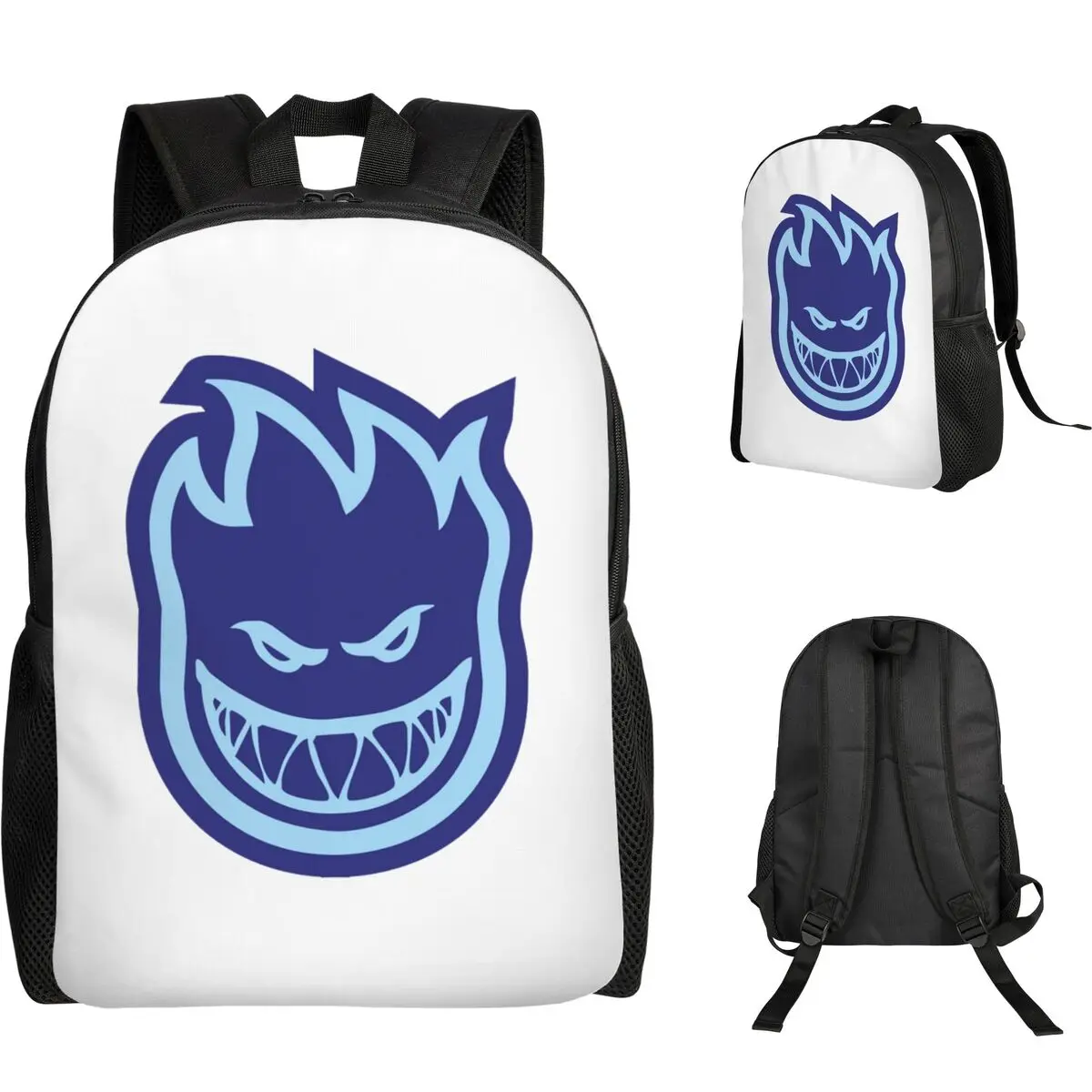 Spitfire Skate Student Backpack School Bag Hiking Travel Daypack for Boys Girls Fashion Bookbag Shoulder Bags