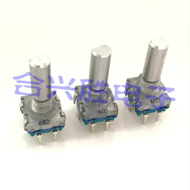 2PCS EC11 Rotary Encoder With Switch 20 Positioning Pulse Audio DV Digital Potentiometer Shaft Length 20MM
