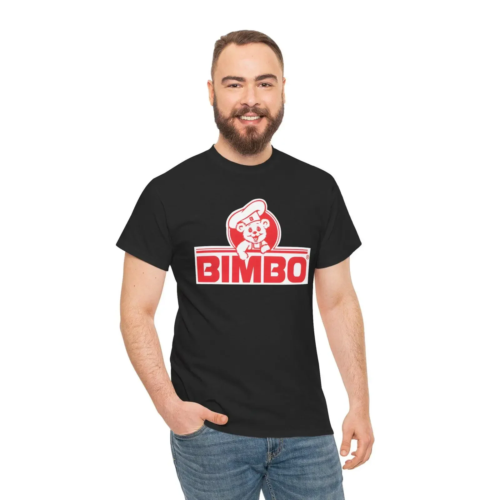 Bimbo Bakeries Bread Retro T Shirt  vintage Washed Soft Casual Unisex homme Top For Everyday Wear Comfortable Stylish fashion