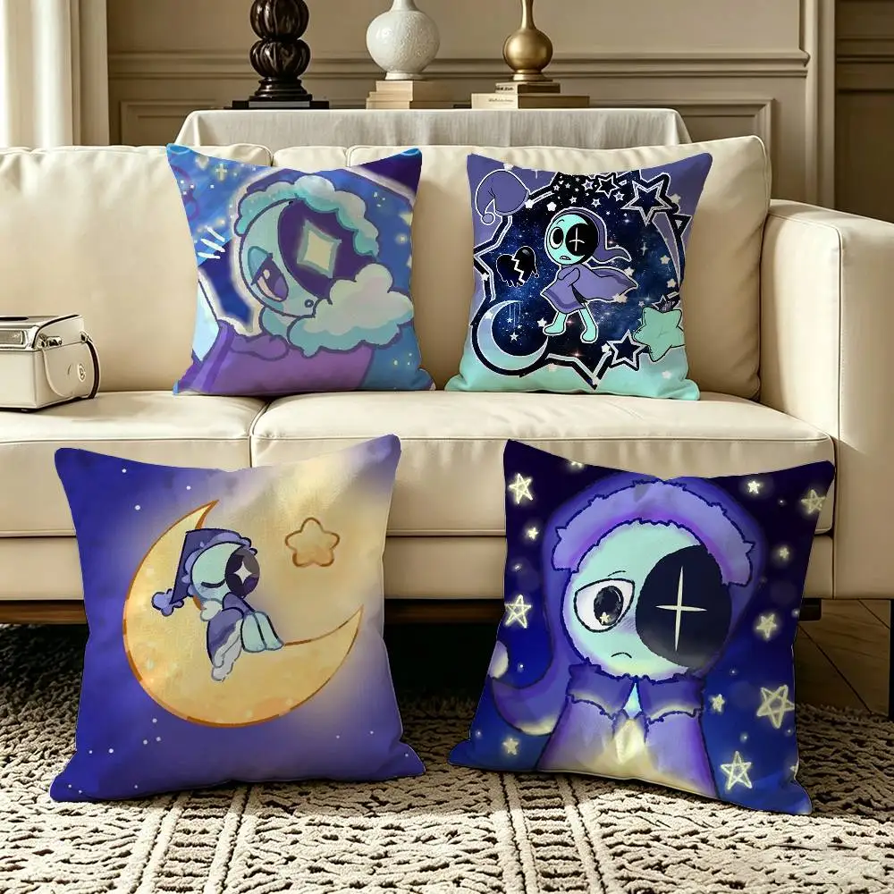 Astro D-Dandys Game World  Pillow Case Square Double-Sided Sofa Cushion Cover Bedroom Bedside Pillow