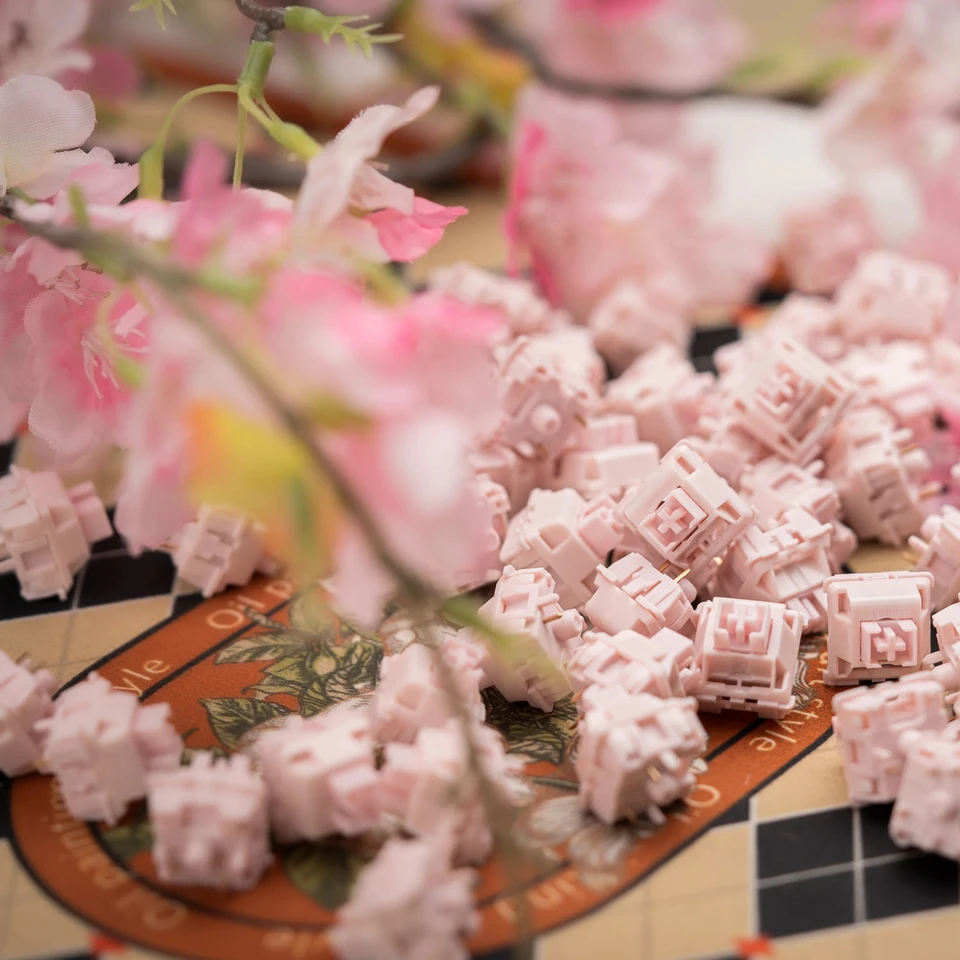 HUANO Sakura Switch Mechanical keyboard Switches POK POM PA66 HUANO Sakura Switch Mechanical keyboard Switches POK POM PA66