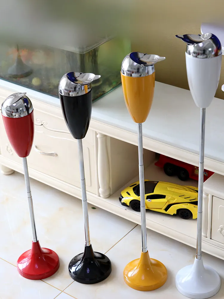 Bathroom Living Room Ashtray Vertical Creative Fashion Personality Anti-fly Ash Toilet Ashtray Covered Office Large