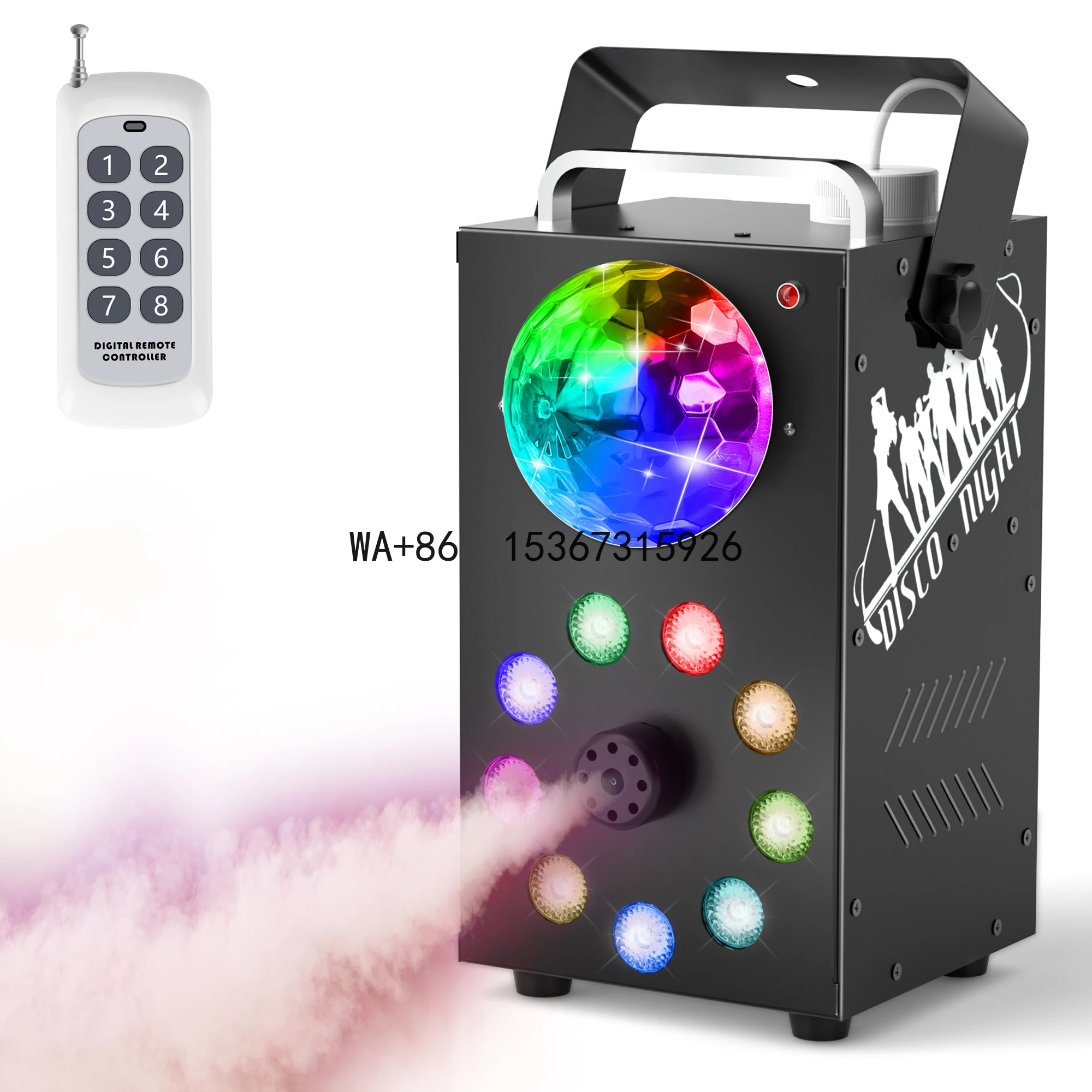 

700W 3 in 1 Magic Ball Fog Machine With Remote Control Smog for Stage Wedding Ktv Party Effect Equipment Smoke Machine