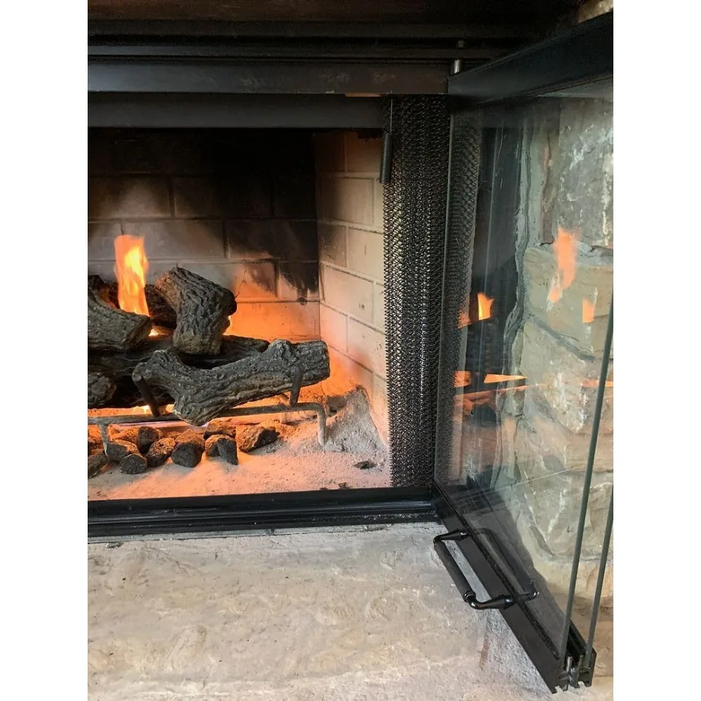 أبواب من الزجاج المقسى لـ 36 موقدًا بإطار أسود #4