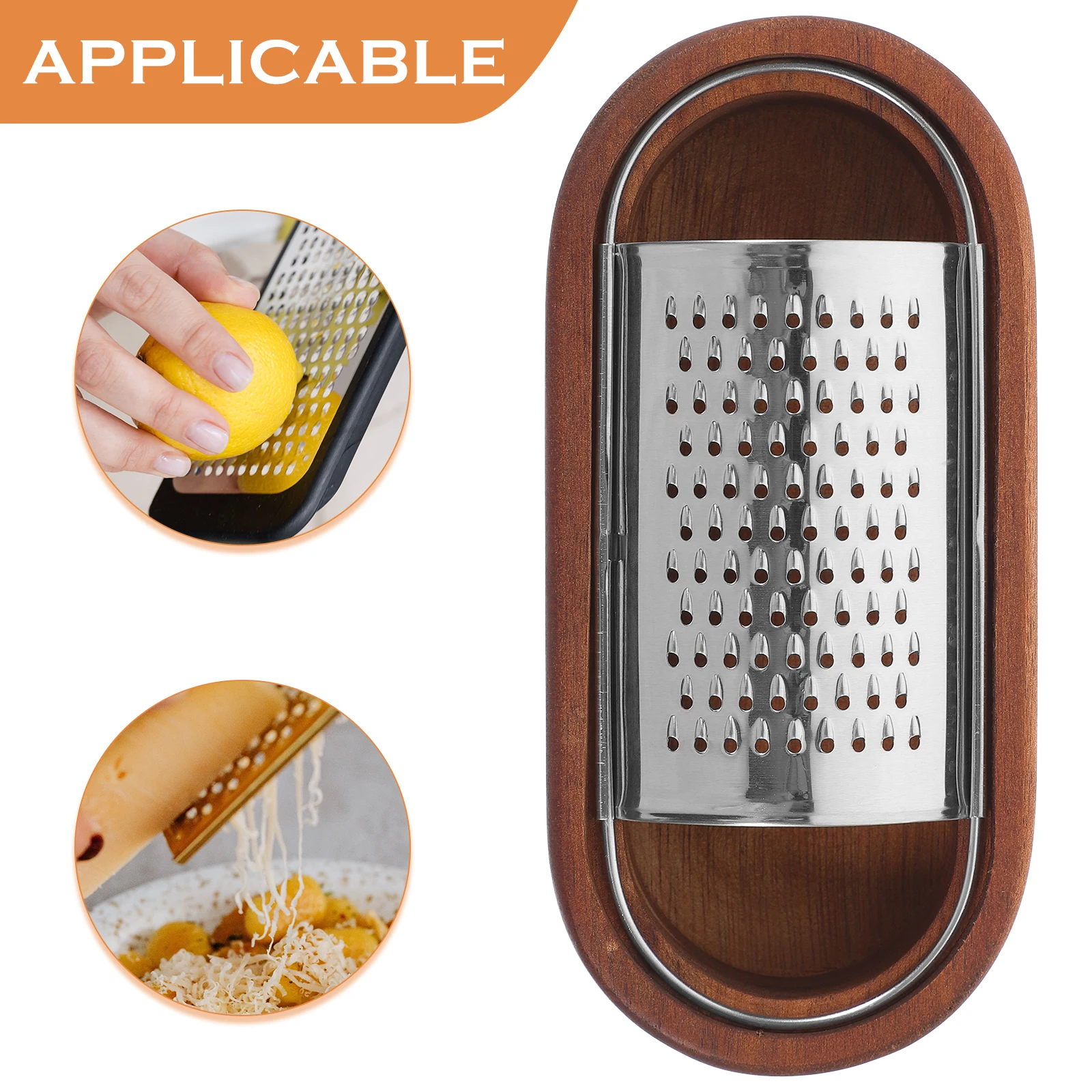 

Convenient Cheese Grater Multi-Functional Stainless Steel Kitchen Gadget for Vegetables Easy to Operate Ergonomic Handle