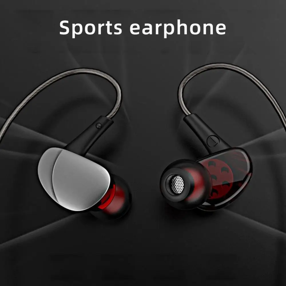 S10 Universal Quad-core In-Ear 6D Bass HiFi Music Wired Earphone Sports Headset