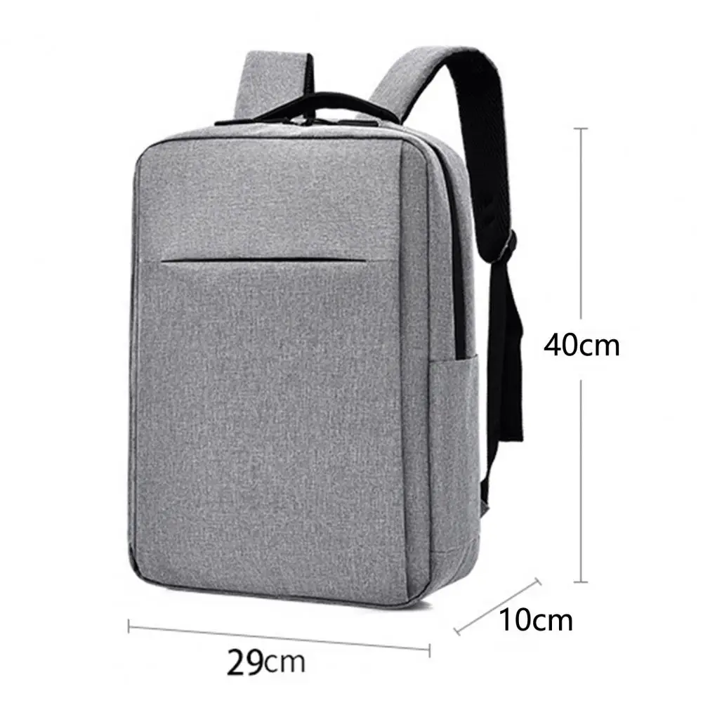 Laptop Backpack External USB Charging Wider Shoulder Multi Pockets Carrying Notebook Laptop USB Backpack School Bag for Business