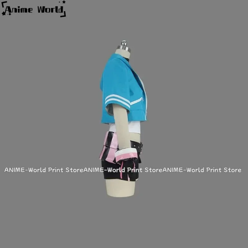 YouTuber Kizuna AI A.I.Channel A.I.Games الأزرق تأثيري فستان مُصمم حسب الطلب لجميع القديسين عيد الميلاد كرنفال لطيف زي