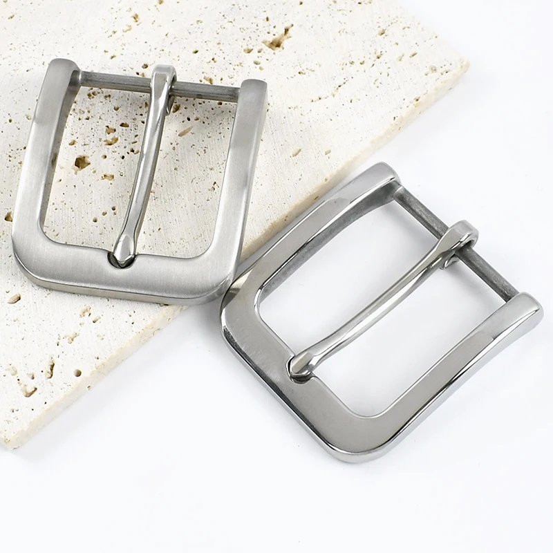 

1/2Pcs 35/40mm Stainless Steel Belt Buckles for Men Waistband Metal Buckle Head Leather Belts Adjust Pin Clasp Craft Accessories