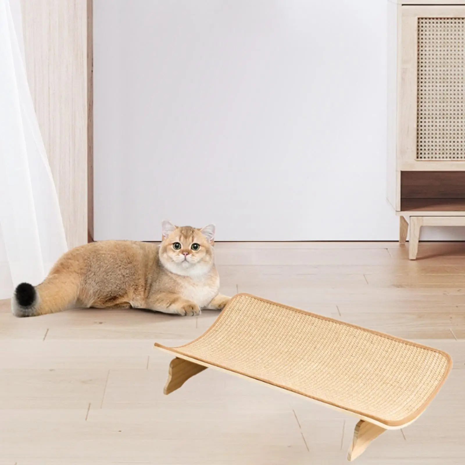 

Cat Scratcher Pad Interactive Toy Furniture Protector Scraper Mat Pad Toy Kitten