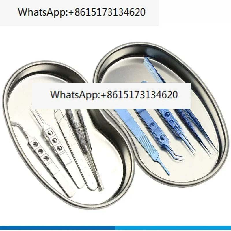 Hair follicle transplantation forceps hair implantation instrument tool set