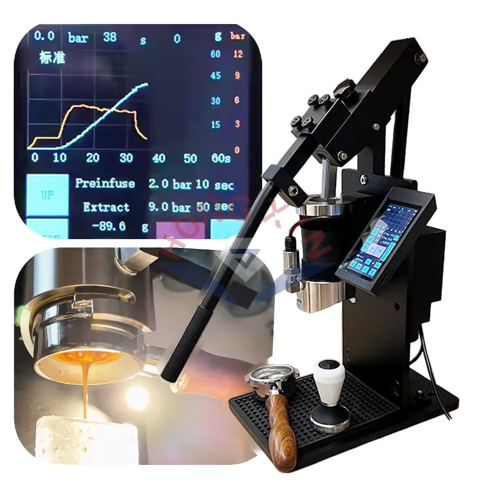 Manual Espresso Machine Lever Professional 58mm Home Smart Coffee Espresso Maker Hand Press Flair Variable Pressure With PID