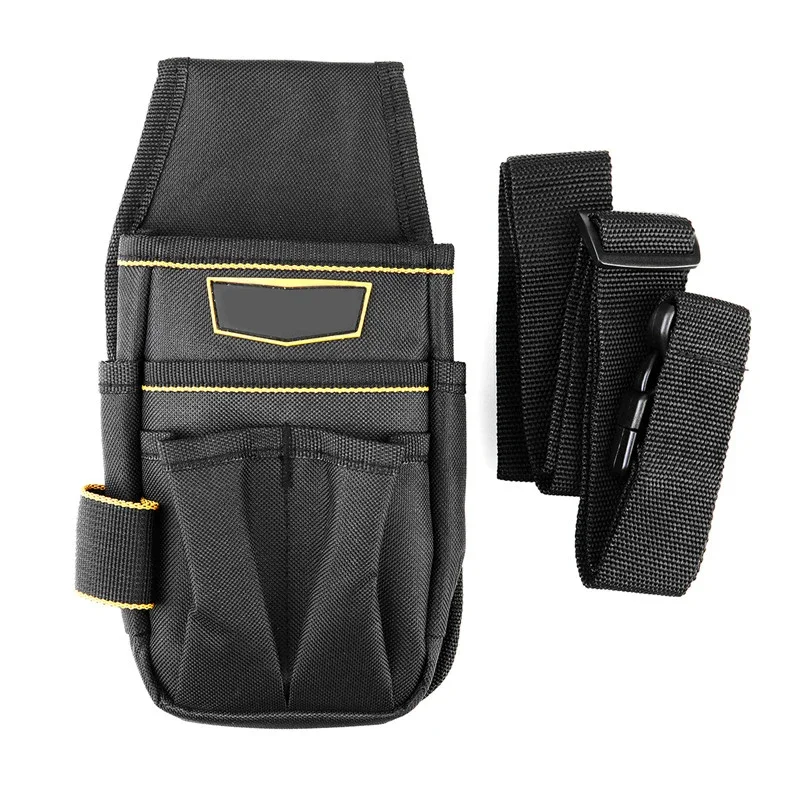 

Сумка-органайзер для инструментов электрика на пояс для молотка, гаечного ключа, сумка для хранения инструментов Workpro для дрели и молотка с регулируемым ремнем