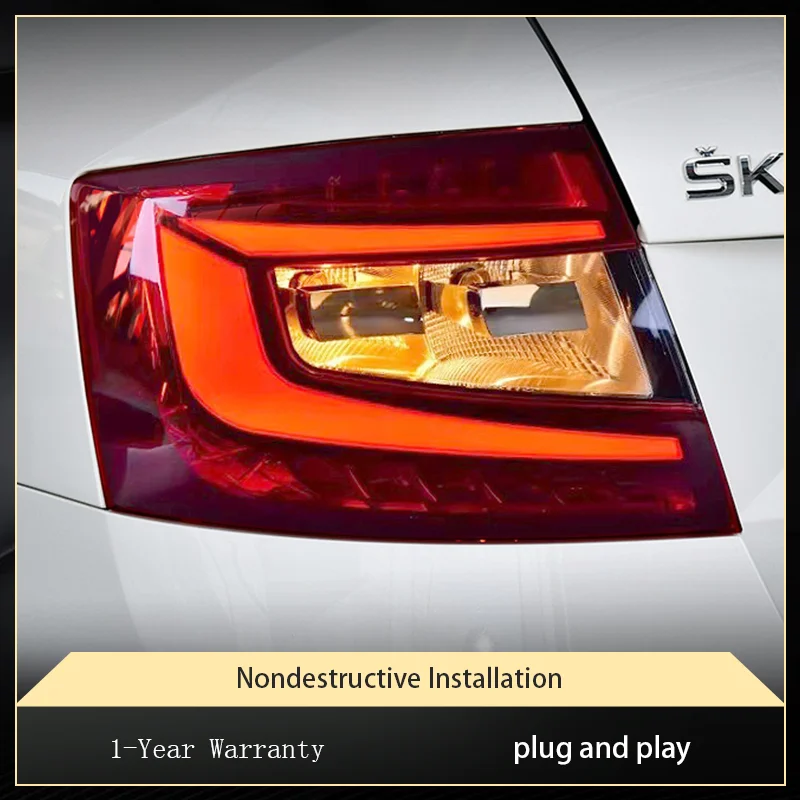 Car Stuff Taillight Styling FOR Skoda Octavia 2015-2017 Tail Light DRL Rear Lamp Upgrade LED Bulbs Configure Auto Tool Accessory