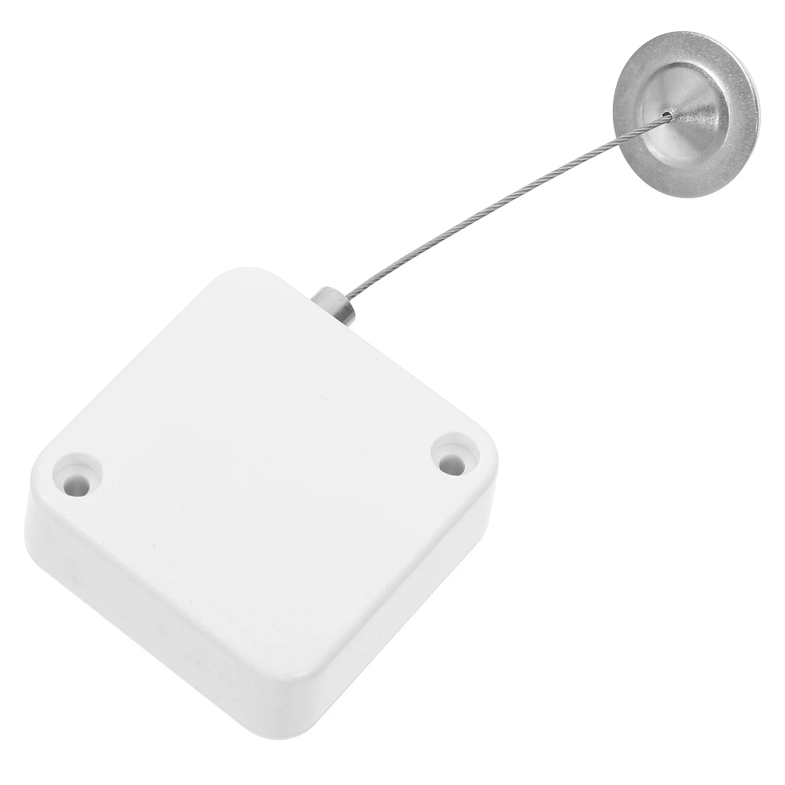 

1Set Anti Theft Steel Wire Holder Box Retractable Cable Case Automatic Stainless Safety Lock for Office Home Travel Use