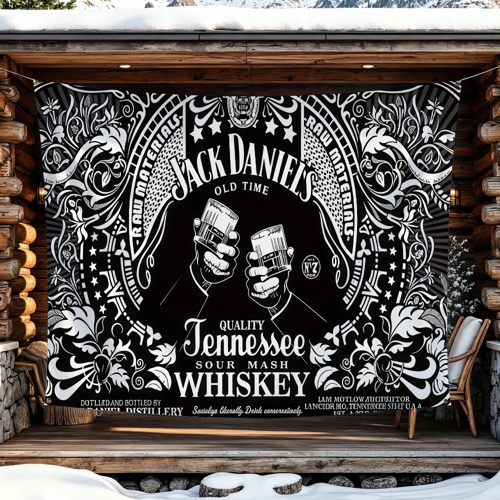 Fashion J-Jack D-Daniels Flag For Living Room Home Dorm Decor Wall Outdoor Camping Party Banner Gifts