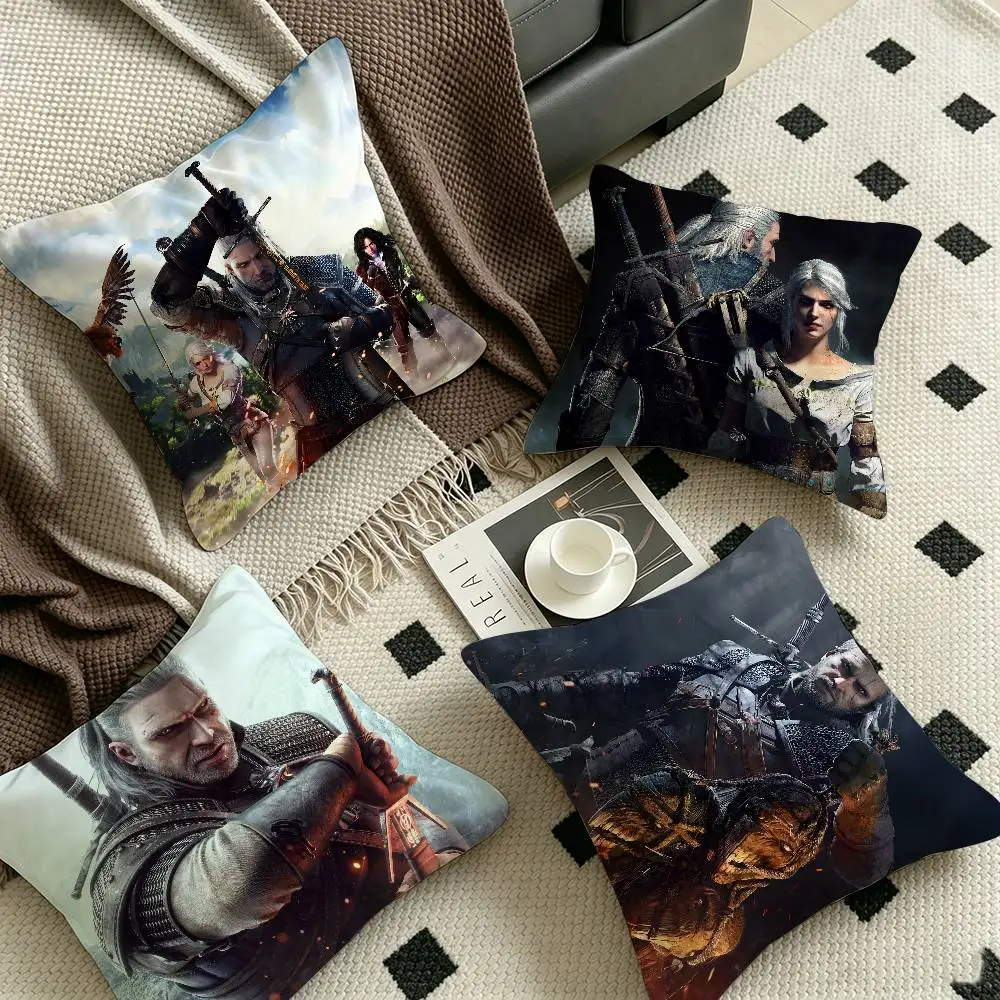 T-The W-Witcher Game Lucky Dragon pillow cover sofa cushion cover home room decoration children gift