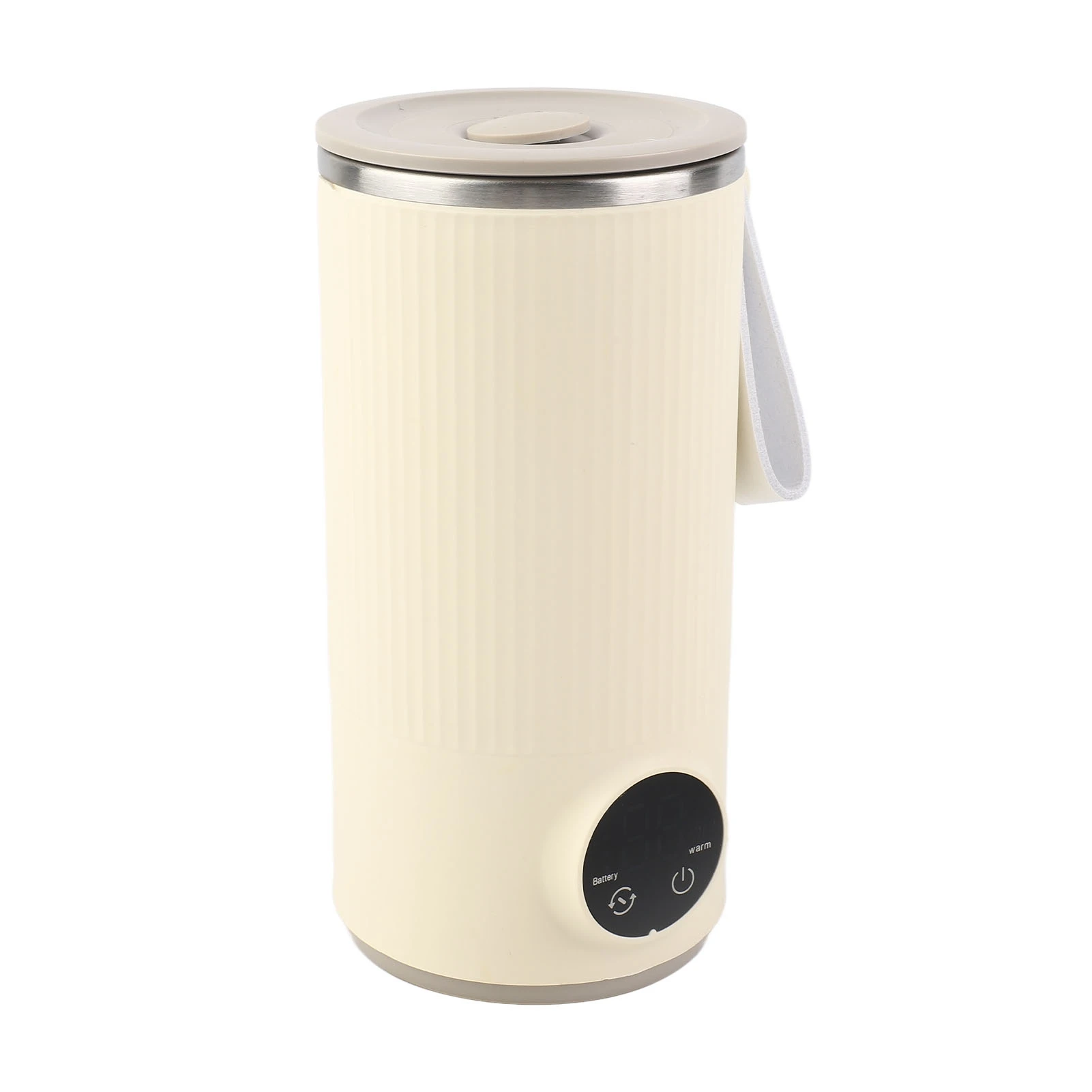 Portable Travel Electric Kettle Cordless Rechargeable 400ML 55°C Stainless Steel Safe Fast Heat Travel Hot Water Boiler for Milk