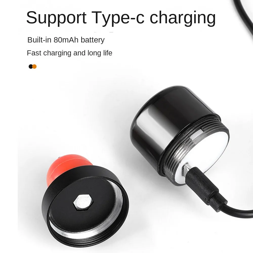 

High Quality USB Rechargeable Bike Light Set Night Riding MTB Lamp LED Safety Warning Lamp Tail Flashing Cycling Taillight Bike