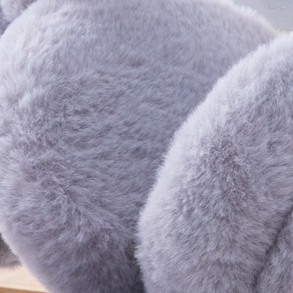 Cute Moving Jumping Ears WinterWarm Ear Muffs Heart Rabbit Airbag Student Ear Warmers Rabbit Ear Covers for Ladies Girls