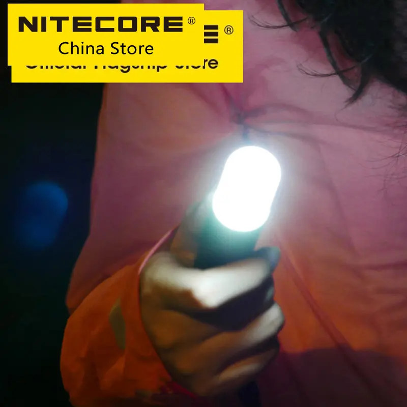 Внешний светодиодный фонарик NITECORE LA10 мини-фонарь для кемпинга, перезаряжаемая лампа фонарь с питанием от батареи AA, портативное освещение