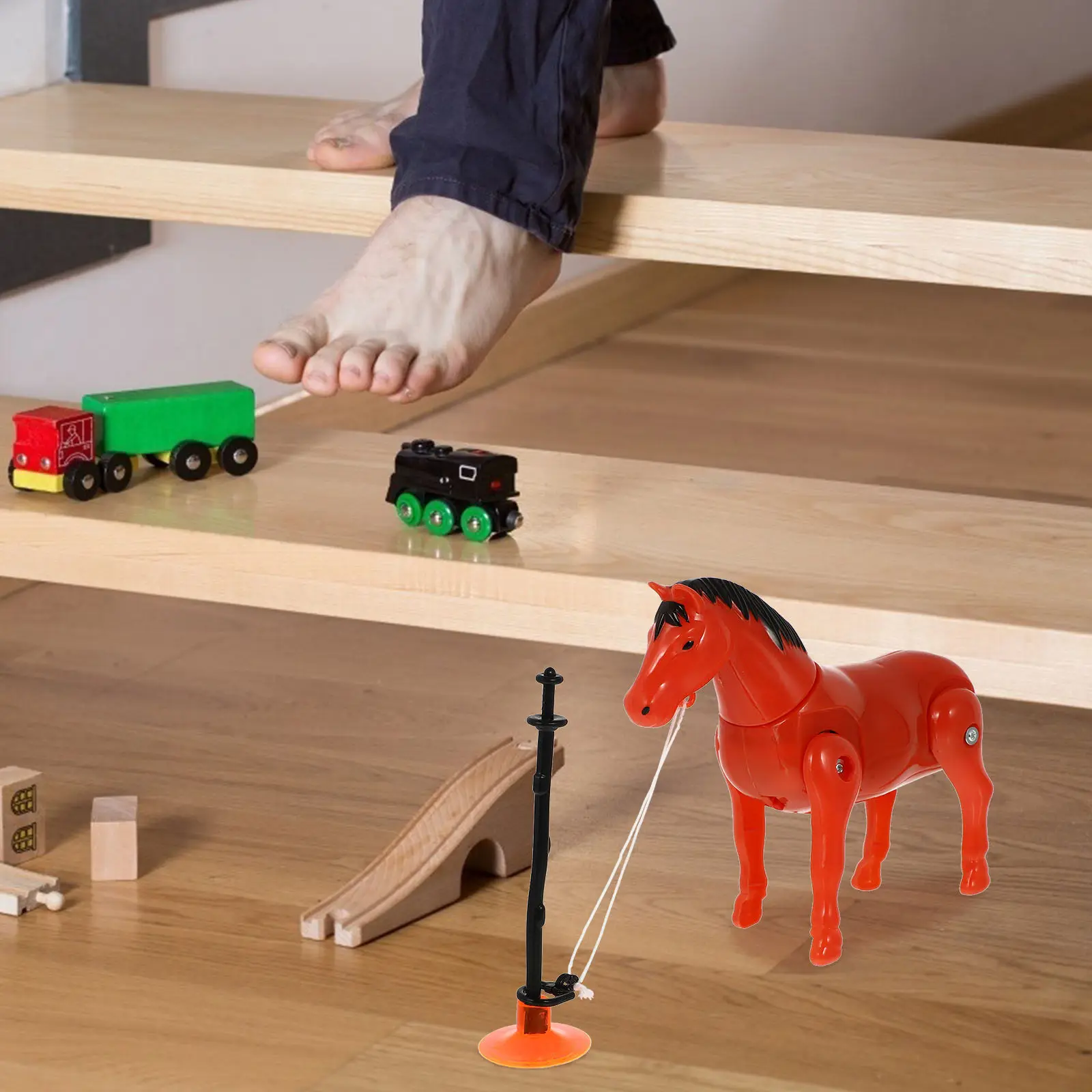 

2 комплекта электрических вращающихся лошадок, развивающие игрушки, пластиковые забавные подарки для детей, игрушки для раннего обучения и взаимодействия родителей и детей