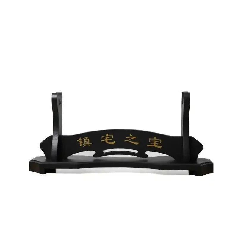 Black Wood Samurai Sword Holder Japanese Katana Stand for Elegant Display Perfect Hanger Bracket Rack for Collectors YT236