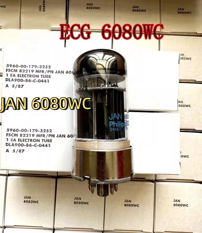 1 قطعة GHXAMP USA لـ Philips ECG JAN 6080WC قاعدة سيراميك أنبوبية مفرغة - بديل مباشر لـ 6AS7، 6N5P، 6N13P X #1