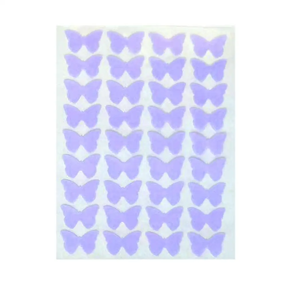 36pc Colorful Star/Butterfly Pimple Patch Acne Stickers -Acne Removal Invisible Concealer For Face Spots Zits Beauty Makeup Tool