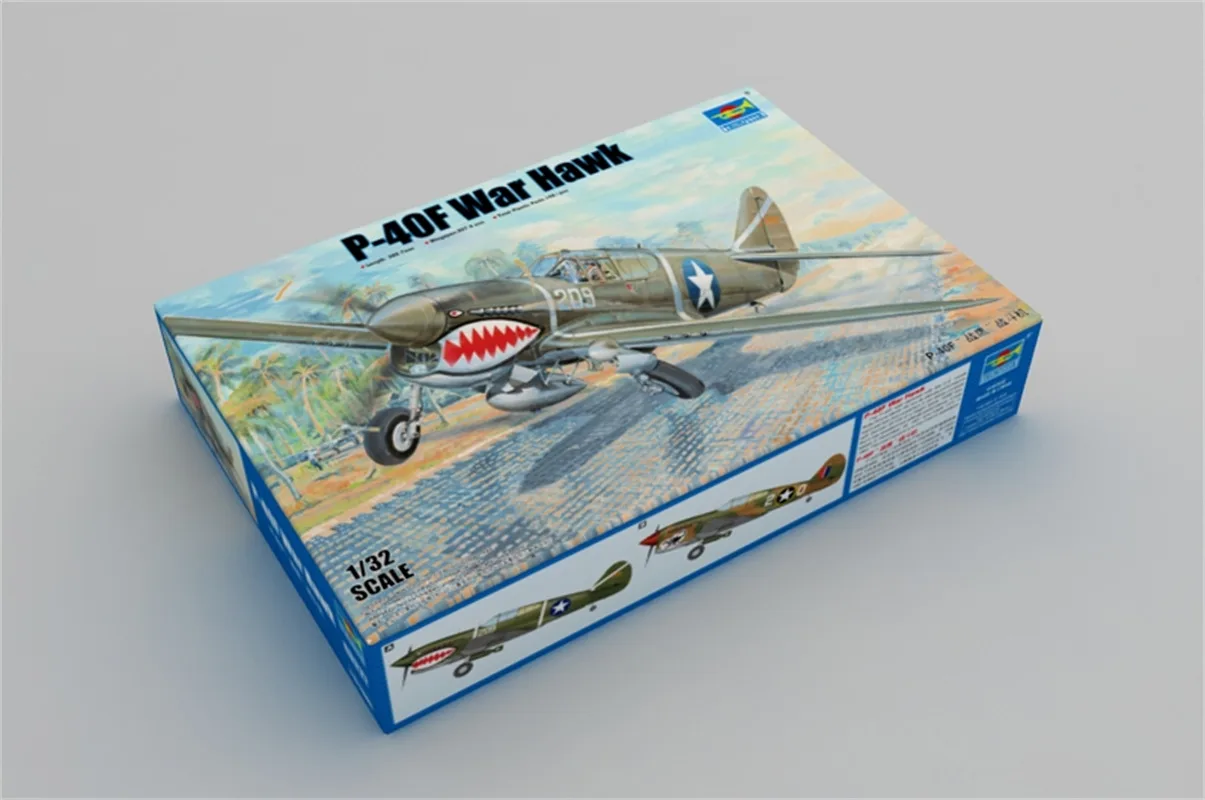 

Trumpeter масштаб 1/32 P-40F War Hawk Fighter военная пластиковая модель самолета в сборе # 03227