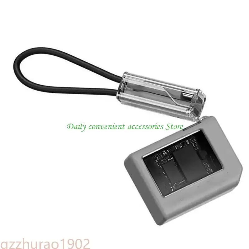 

97QB External M.2 NVMe SSDs Case with 10Gbps USB C Interfaces, Supports Up to 2230 Form Factor, Active Cooling Fan Included