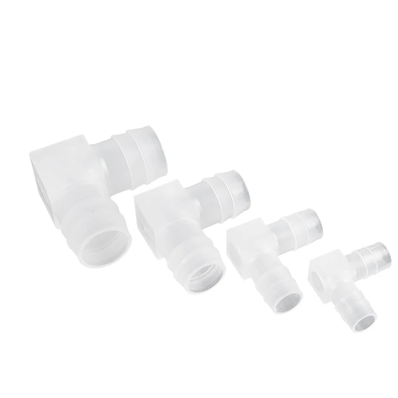 Equal Diameter Right Angle Elbow L Type Connector Plastic Pagoda Hose Connector Pipe Connector 4mm~20mm
