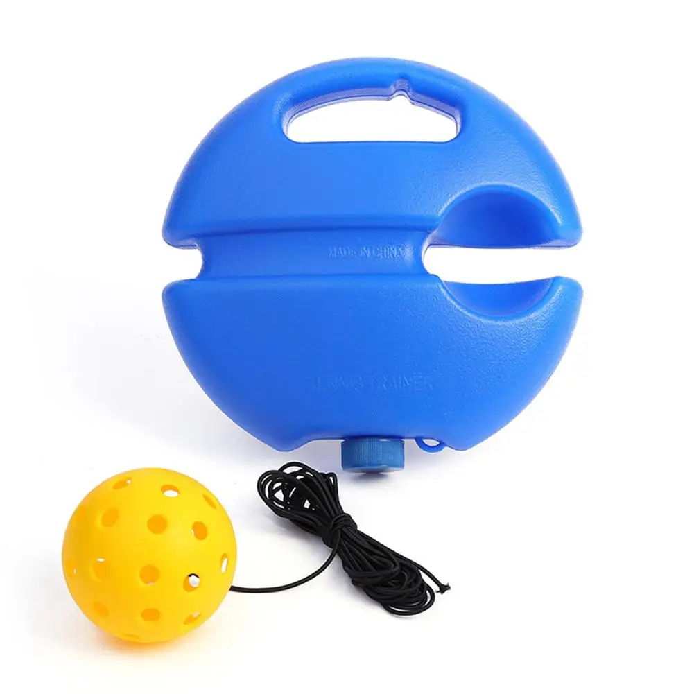 Single Player Pickleball Practice Tool with 40 Holes Outdoor Pickleball Trainer for Beginners Trainer Rebounder Practice Ge M3P5