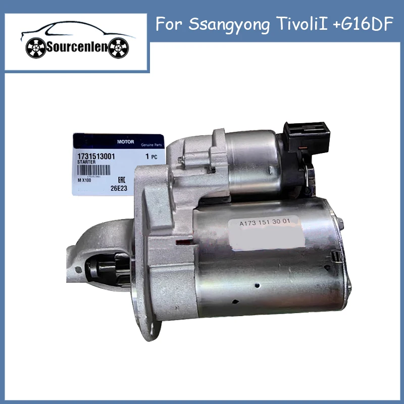 Genuine Starter Motor for Ssangyong TivoliI +G16DF 1731513001 17315-13001