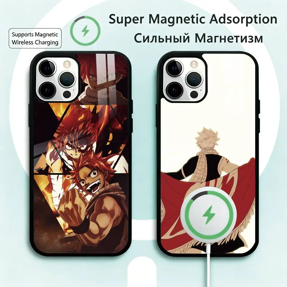 

Fairy Tail Natsu Dragneel Phone Case For iPhone17,16,15,14,13,12,11 Plus,Pro Magnetic Supports Magnetic Wireless Charging