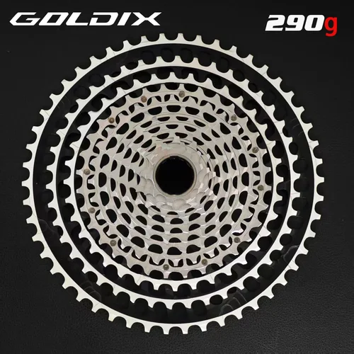 GOLDIX-Cassette ultraligero de 12 velocidades para bicicleta de montaña, HG 12S 11-51T/12S 11-46T XD 10-46T/10-51T 12V K7, piñón CNC para SHIMANO SRAM
