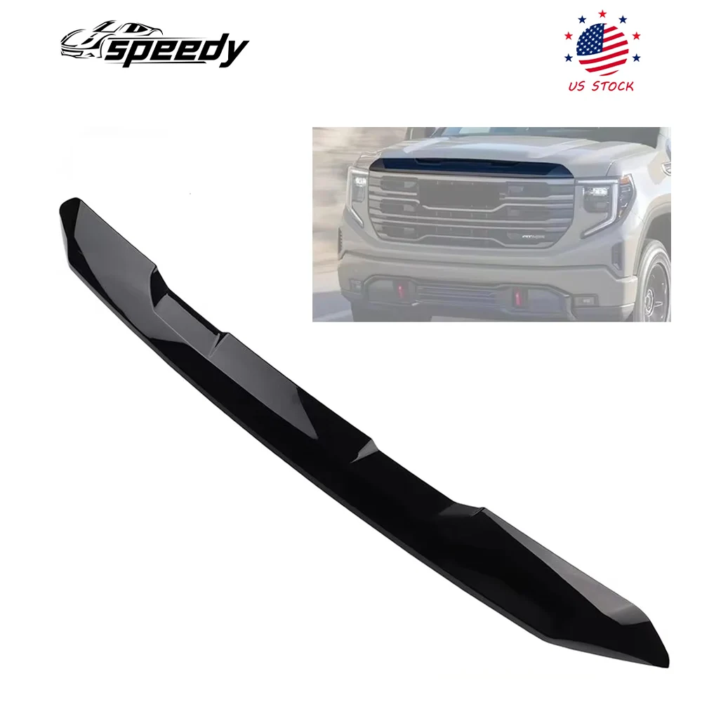 

Front Upper Grille Hood Trim Molding For 2022-2024 GMC Sierra 1500 3.0L 3.7L 5.3L 6.2L