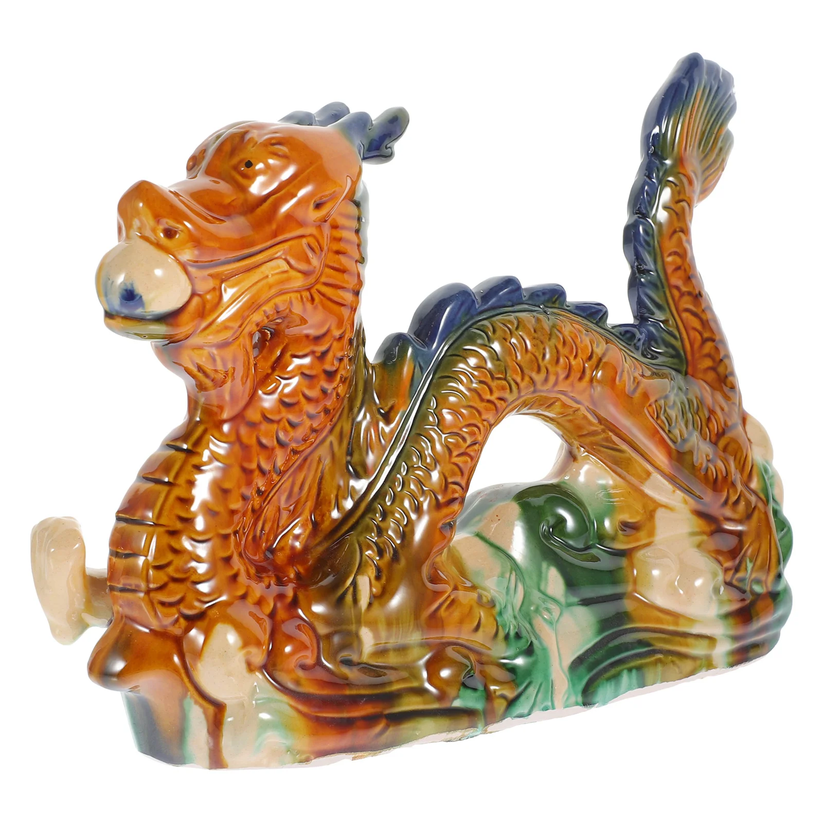 

Dragon Statue Dragons Figure Cabinet Ceramic Decorations Chinese Decors Figurine Ornament