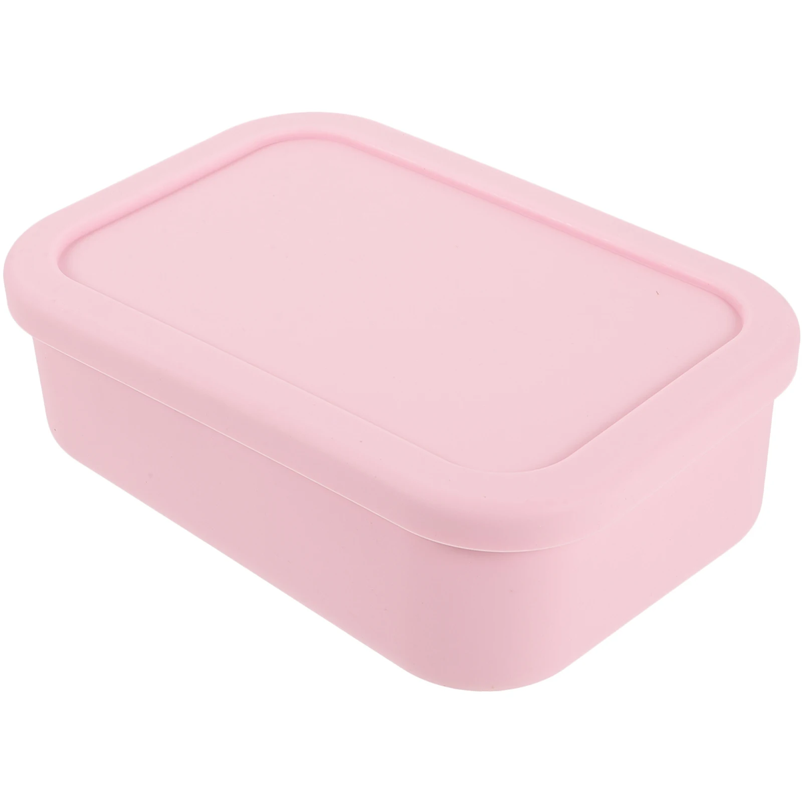 Reusable Silicone Food Container Bento Lunch Box Microwaveable Portable Storage Box For Kids School Office Camping Gift