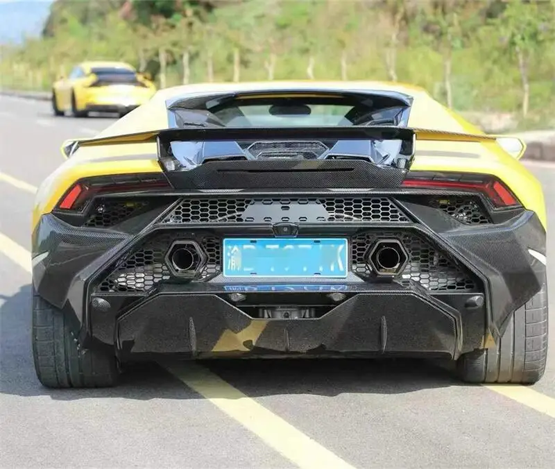 Carbon Fiber Rear Spoiler for Huracan LP610 LP580 Carbon Fiber Spoiler Carbon Wing 5