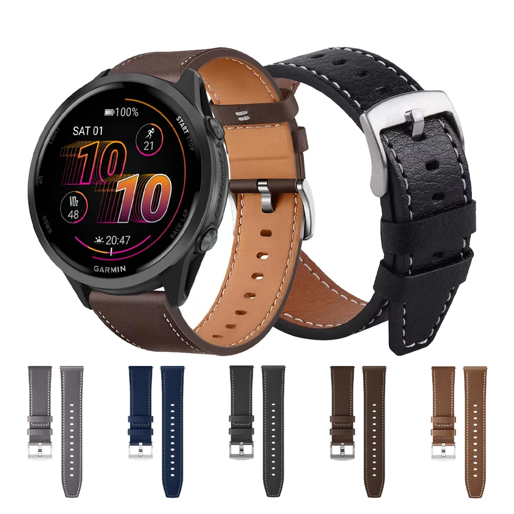 Leather 20Mm 22Mm S… - image