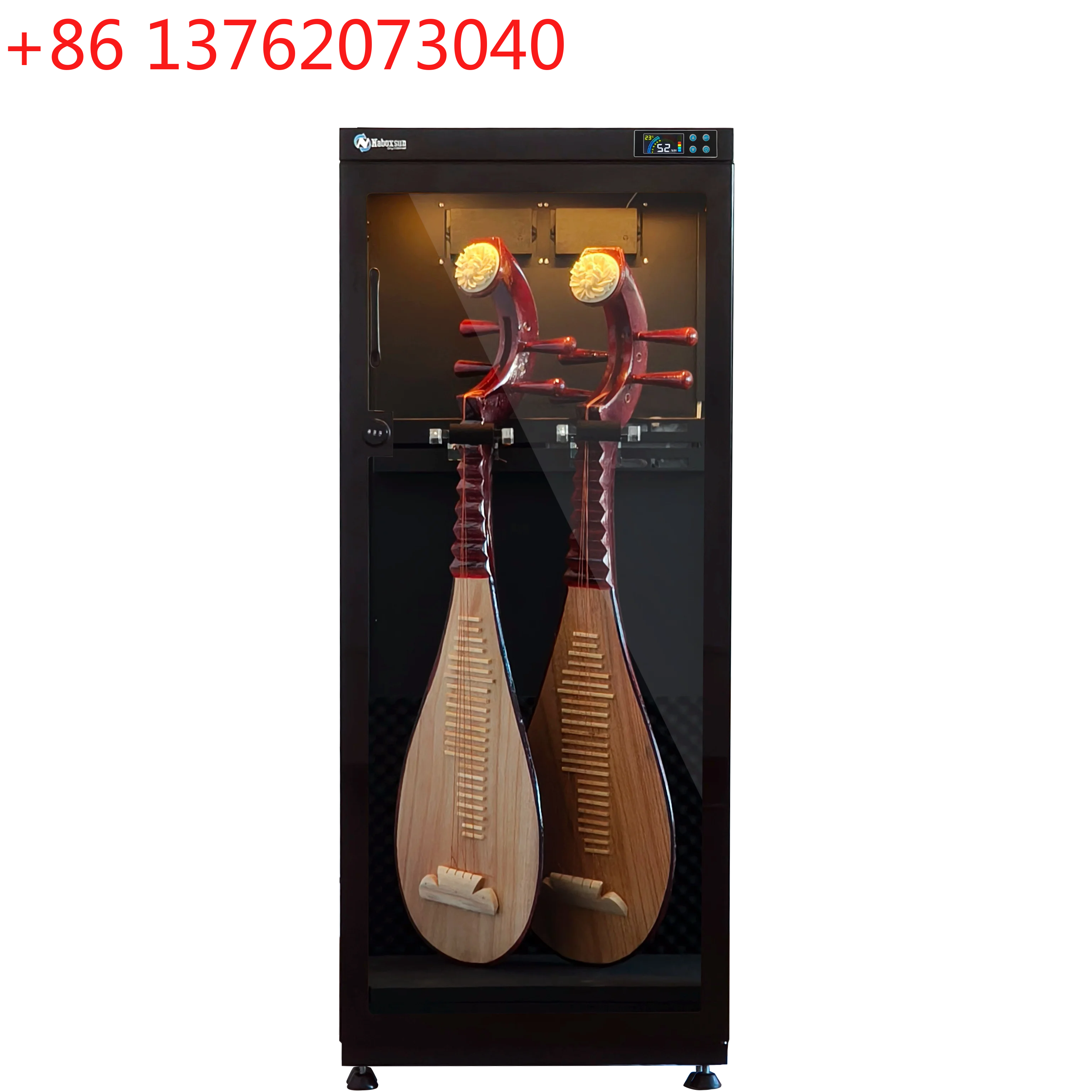 Intelligent dehumidification and humidification musical instrument box drying and constant humidity maintenance display cabinet